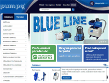 Tablet Screenshot of obchod.pumpa.cz